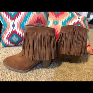 Fringe Booties